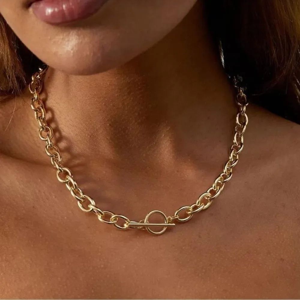 Gold Chain Necklace #1973